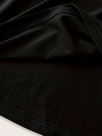 1pc Mother'S Day Rose Graphic T-Shirt - Black Polyester Knit, Vibrant Red Rose with Butterflies Design, Perfect for Spring & Summer, Casual All-Season Top, Machine Washable, Casual Wear | Floral Print Shirt | Polyester Fabric