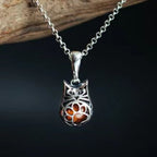 Fashion Amber Cat Necklace Women's Necklace Jewelry Gifts For Ladies For Holiday Party Anniversaries
