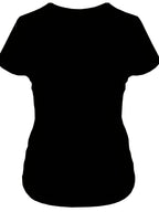 Women's Black Sunflower & Butterfly Print Round Neck T-Shirt - Vibrant Floral Design, Soft Breathable Fabric, Casual Versatile Top for Spring Summer Fall, Machine Washable, Sunflower Tshirt