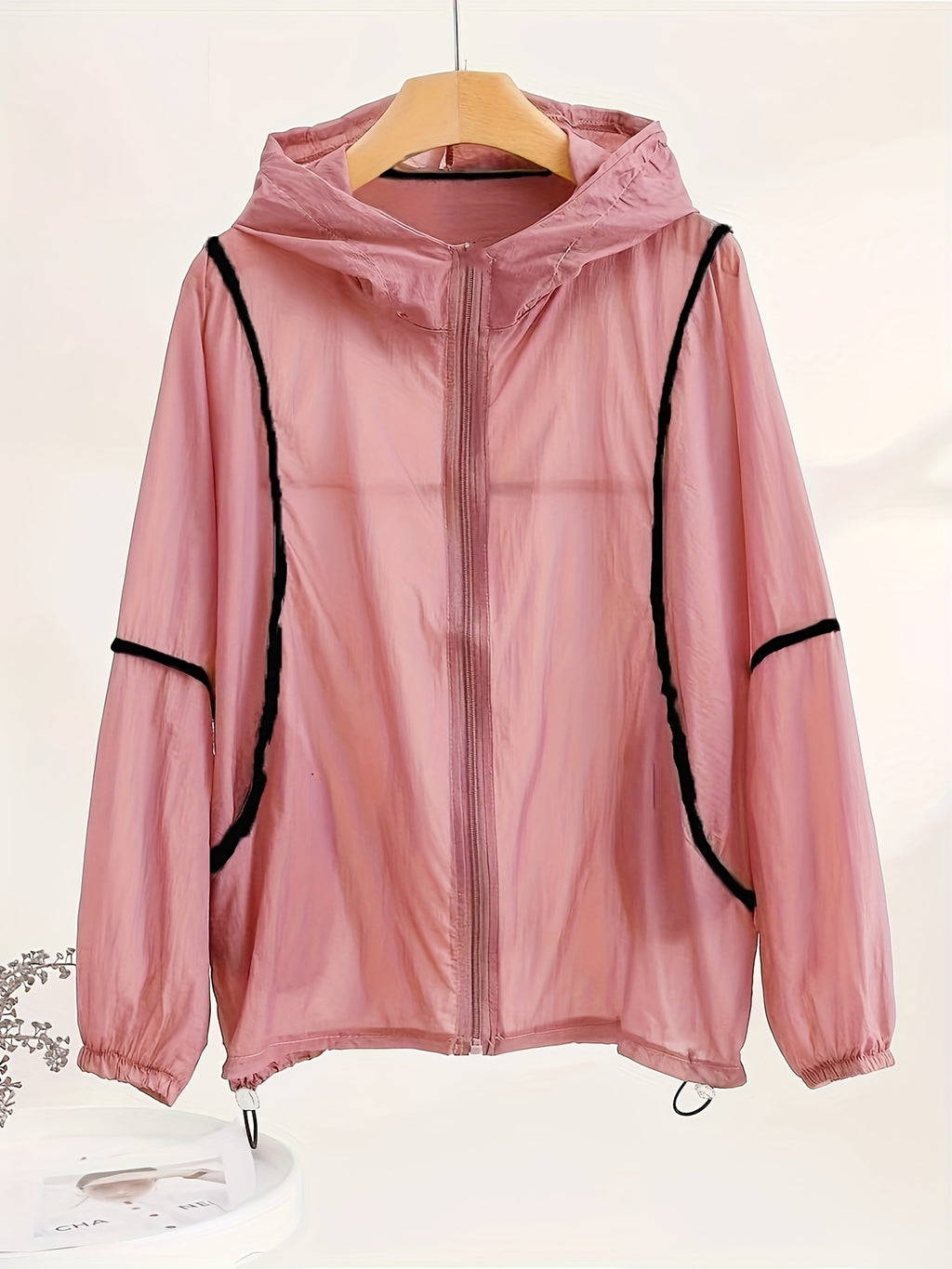 Women's Bohemian Shirt - Lightweight Breathable Loose-Fit Long Sleeve Hooded Cardigan with Pockets, & Sheer Mesh Panels for Outdoor Activities, Casual Elegance Collection