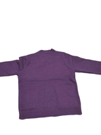 New Spring Collection for Women: a Loose-Fitting, Versatile Cardigan with a Round Neck, Solid Color, And Unique Design, Featuring Long Sleeves.