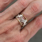 Exquisite Enamel Flower Ring Cute Daisy Flower Ring Ladies Jewelry Adjustable Jewelry Gift