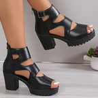 Fashionable High-Heeled Sandals for Women, Crafted with Meticulous Detail, Comfortable And Durable, Versatile And Stylish Design.