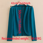 Women's Solid Color Knit Cardigan - Elegant Long Sleeve Open Front Shawl Wrap - Polyester Knitted Breathable Windproof Sun-Proof Outerwear for Mature Style